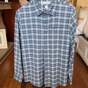 Pendleton Blue and White Plaid Casual Shirt